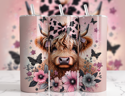 #012 Highland Cow Tumbler 20oz