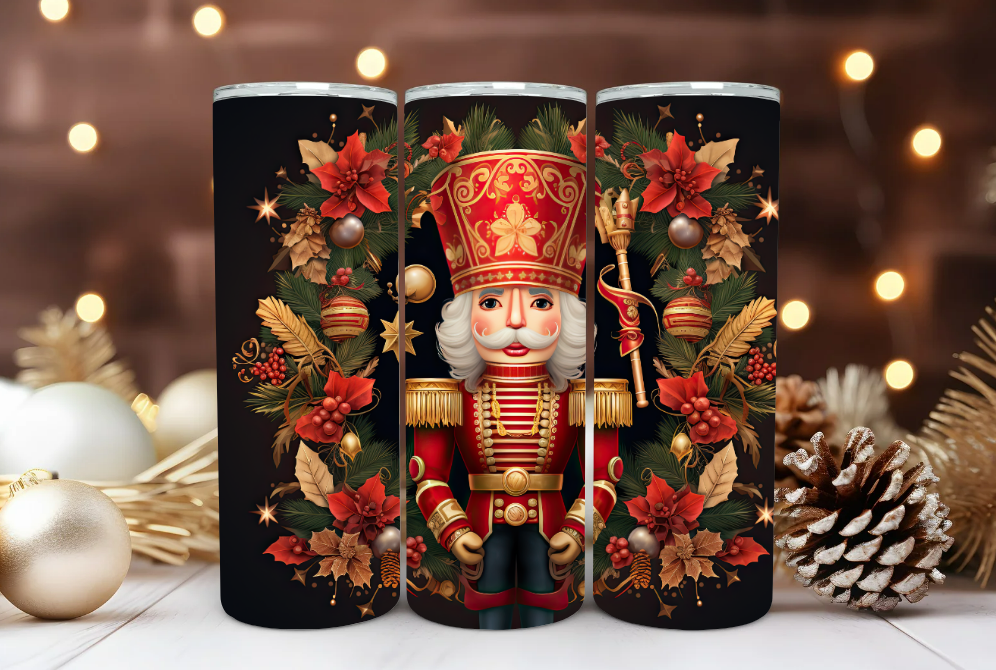 #067 Christmas Nutcracker Tumbler 20oz