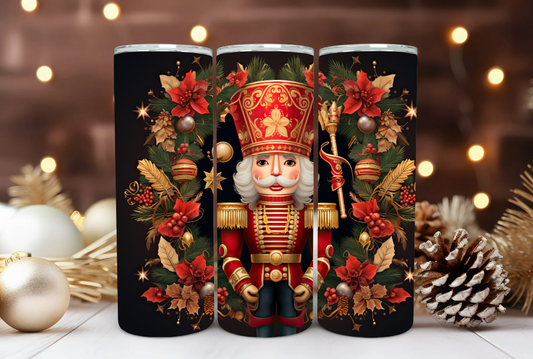 #067 Christmas Nutcracker Tumbler 20oz