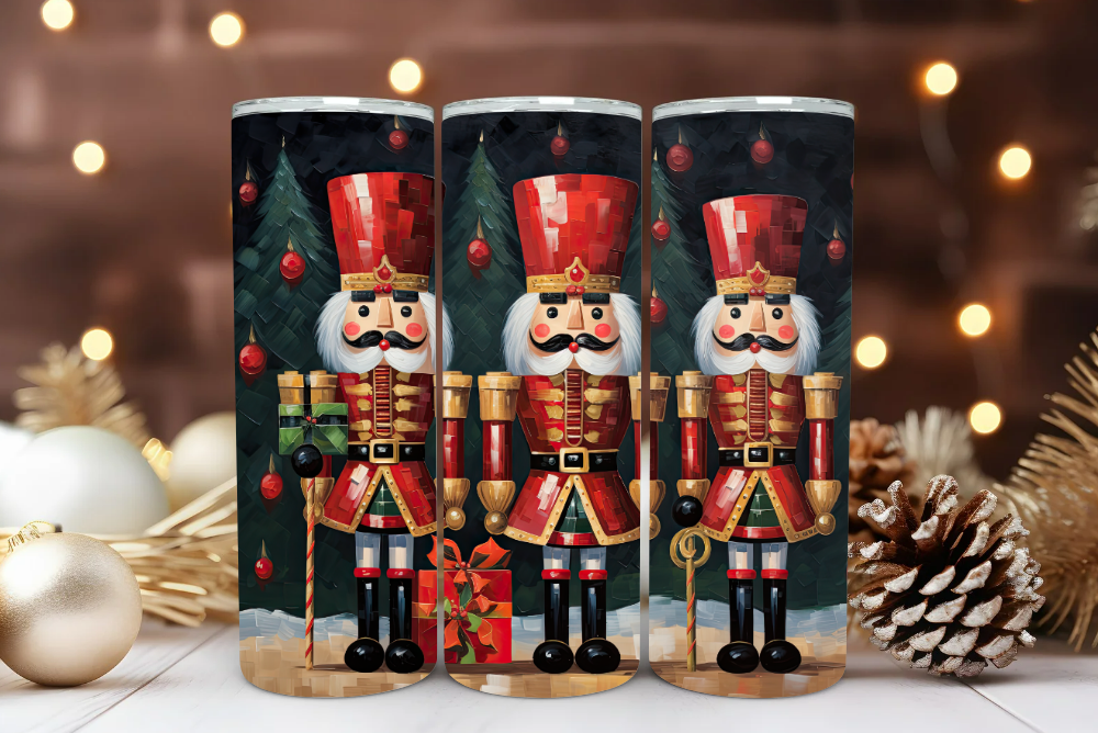 #068 Christmas Nutcracker Tumbler 20oz