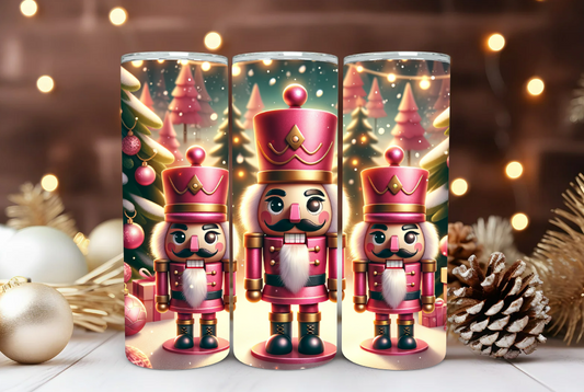 #069 Christmas Nutcracker Tumbler 20oz