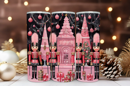 #073 Soldiers Christmas Tumbler 20oz