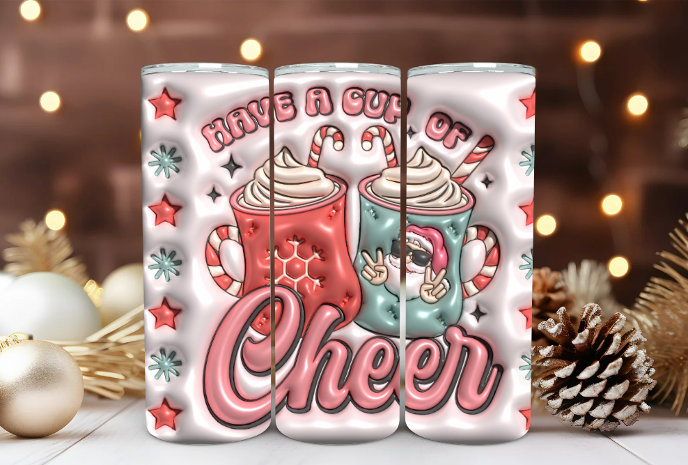 #084 Christmas Tumbler 20oz