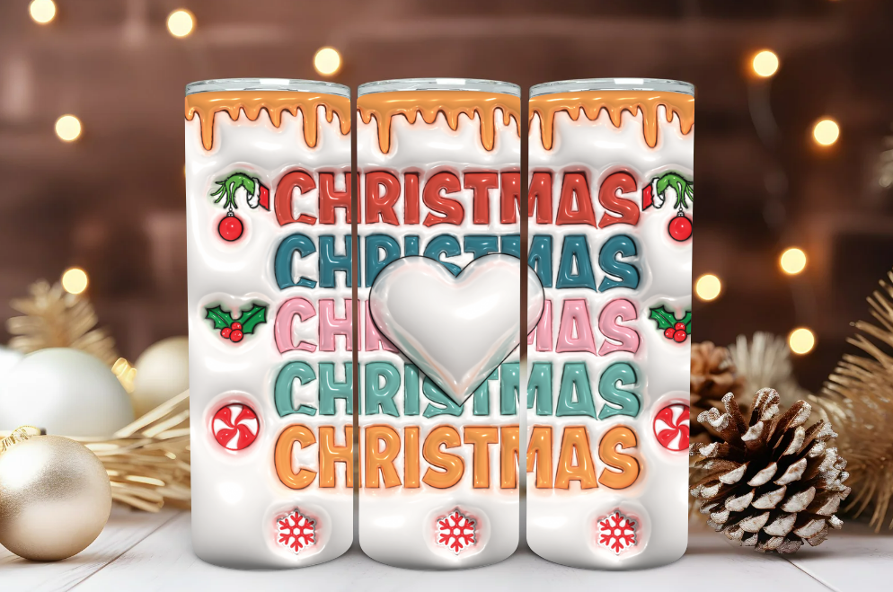 #089 Christmas Tumbler 20oz