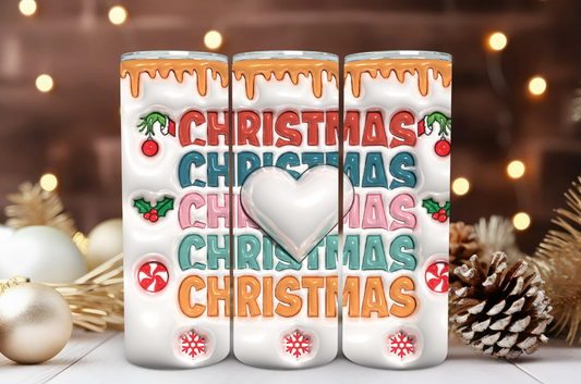 #089 Christmas Tumbler 20oz