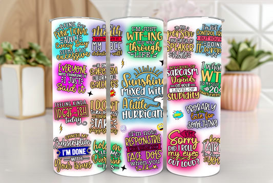 #095 Funny Tumbler 20oz