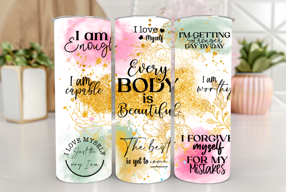 #102 DAILY AFFIRMATION Tumbler 20oz