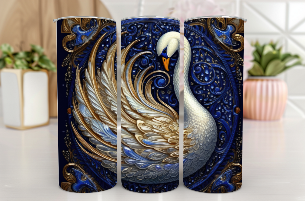 #121 Swan Tumbler 20oz