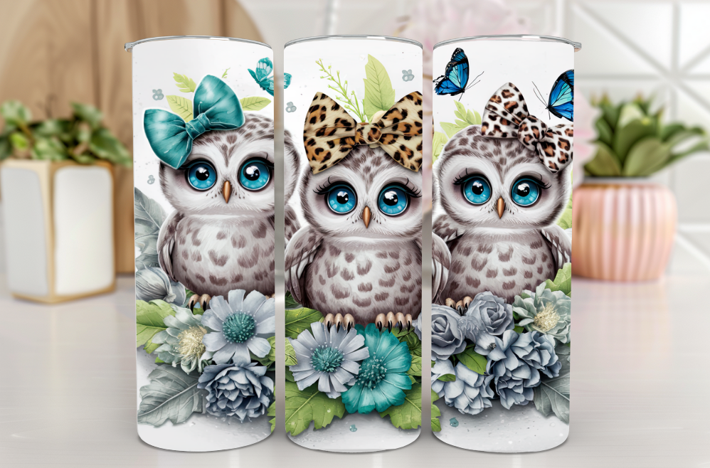 #128 Owl Tumbler 20oz
