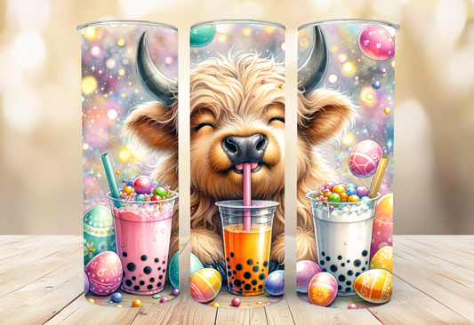 #136 Highland Cow Tumbler 20oz