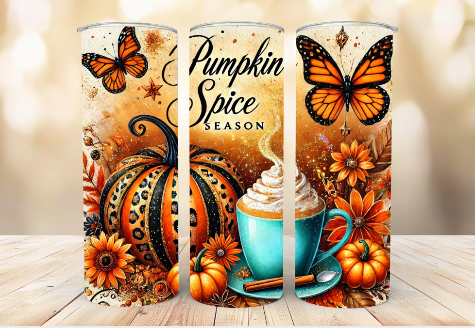 #140 Pumpkin Spice Season Tumbler 20oz