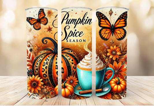 #140 Pumpkin Spice Season Tumbler 20oz