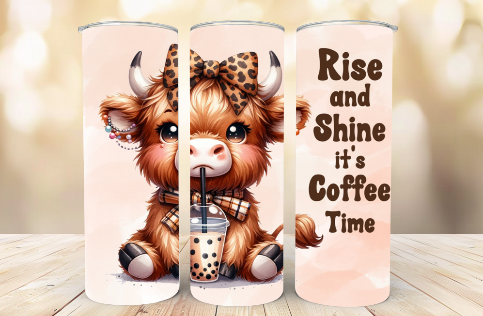 #141 Highland Cow Tumbler 20oz