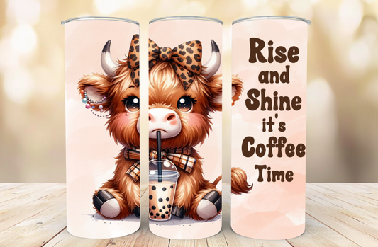 #141 Highland Cow Tumbler 20oz