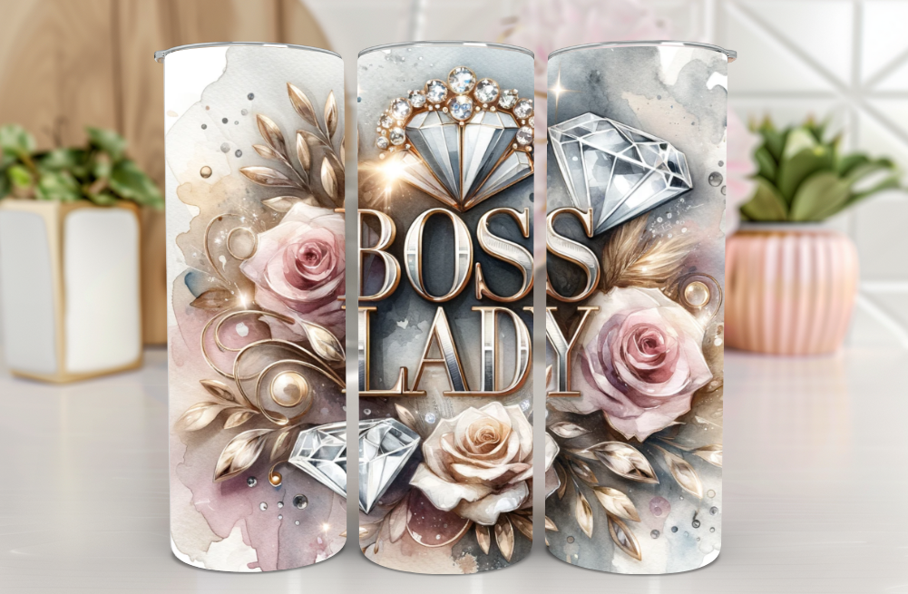 #148 Boss Lady Glamour Tumbler 20oz