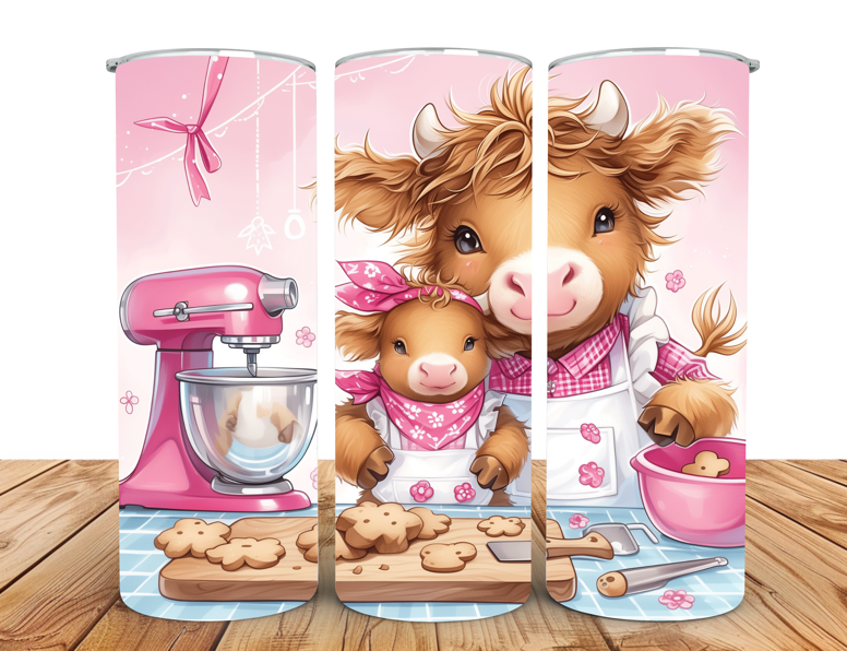 #029 Highland Cow Tumbler 20oz