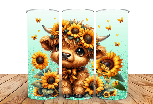 #042 Highland Cow Tumbler 20oz