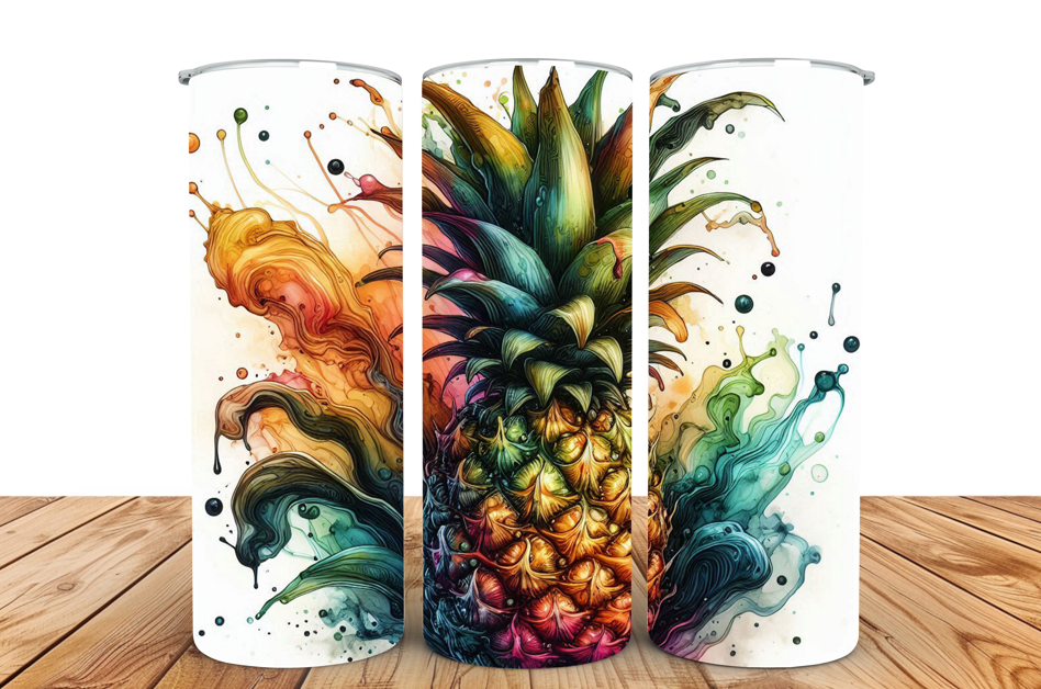 #046 Pineapple Tumbler 20oz
