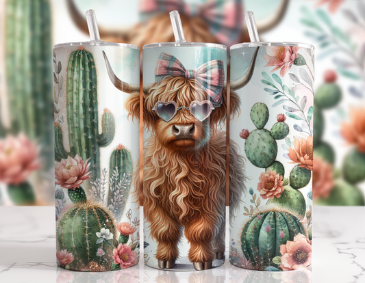 #006 Highland Cow Tumbler 20oz
