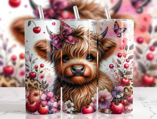 #005 Highland Cow Tumbler 20oz