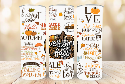 #051 Welcome Fall 20oz