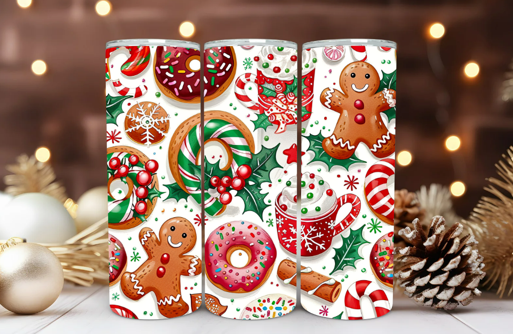 #100 Christmas Tumbler 20oz