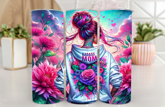 #111 Badass Mom Tumbler 20oz