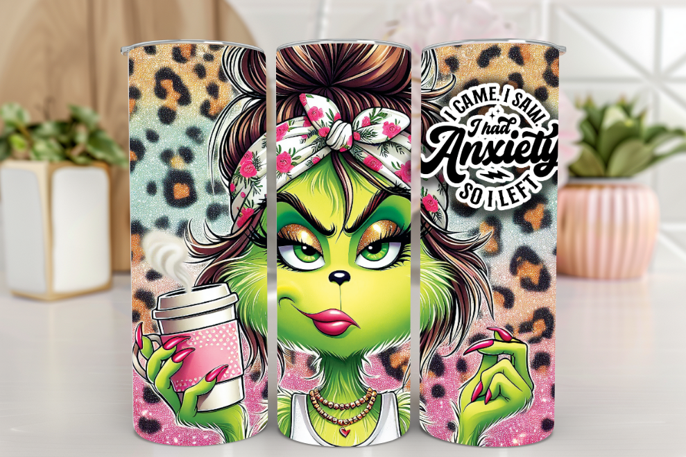 #115 Funny Anxiety Tumbler 20oz