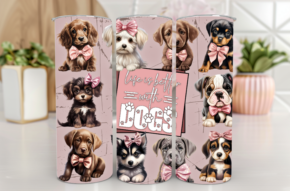 #130 Dog Lover Tumbler 20oz