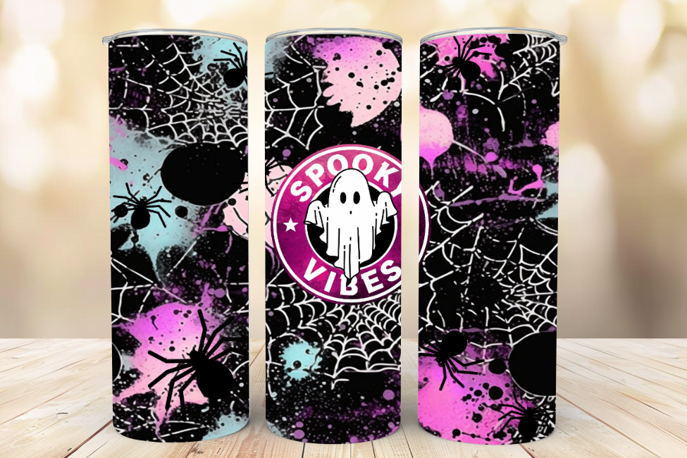 #150 Spooky Vibes Season Tumbler 20oz