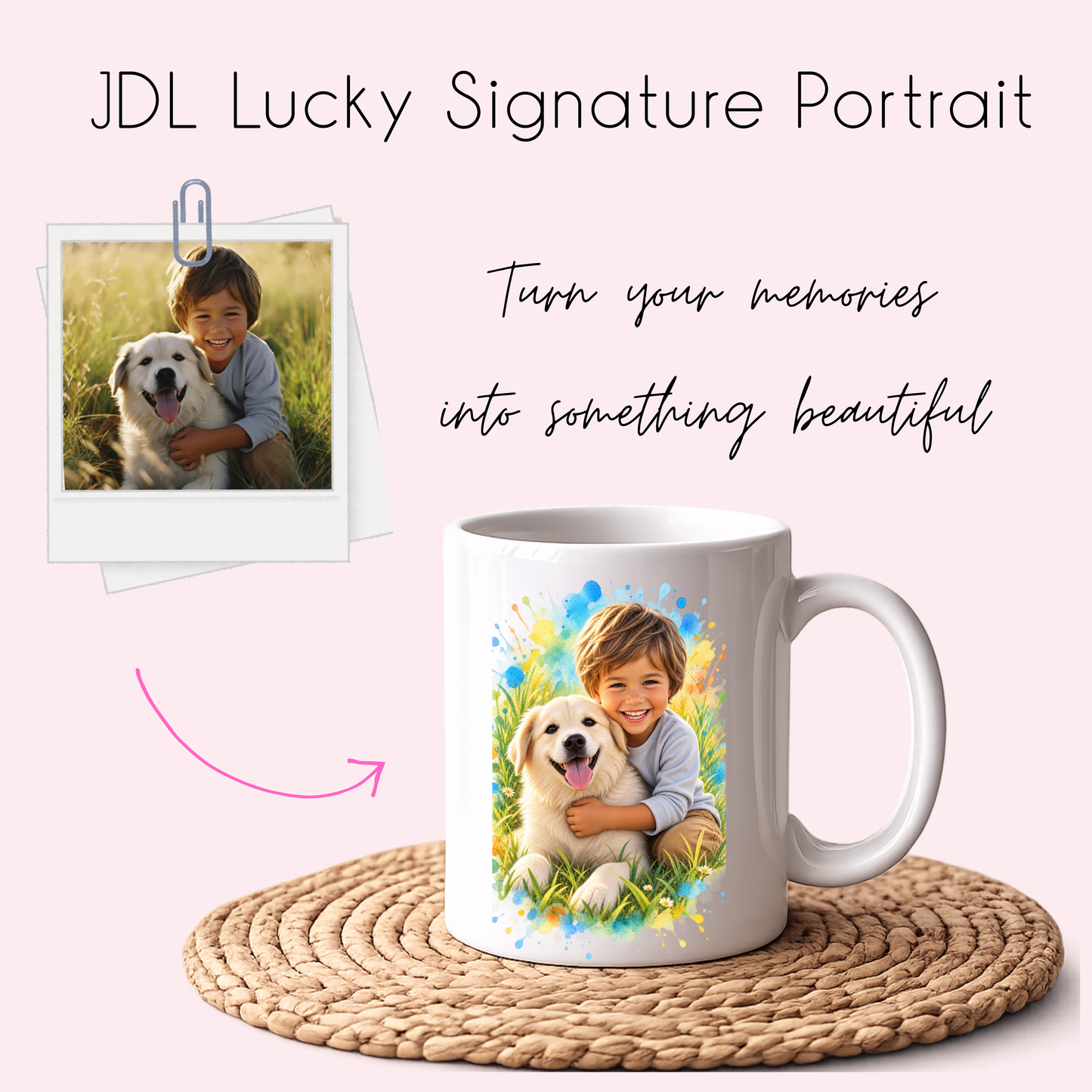JDL Lucky Signature Portrait - Tester