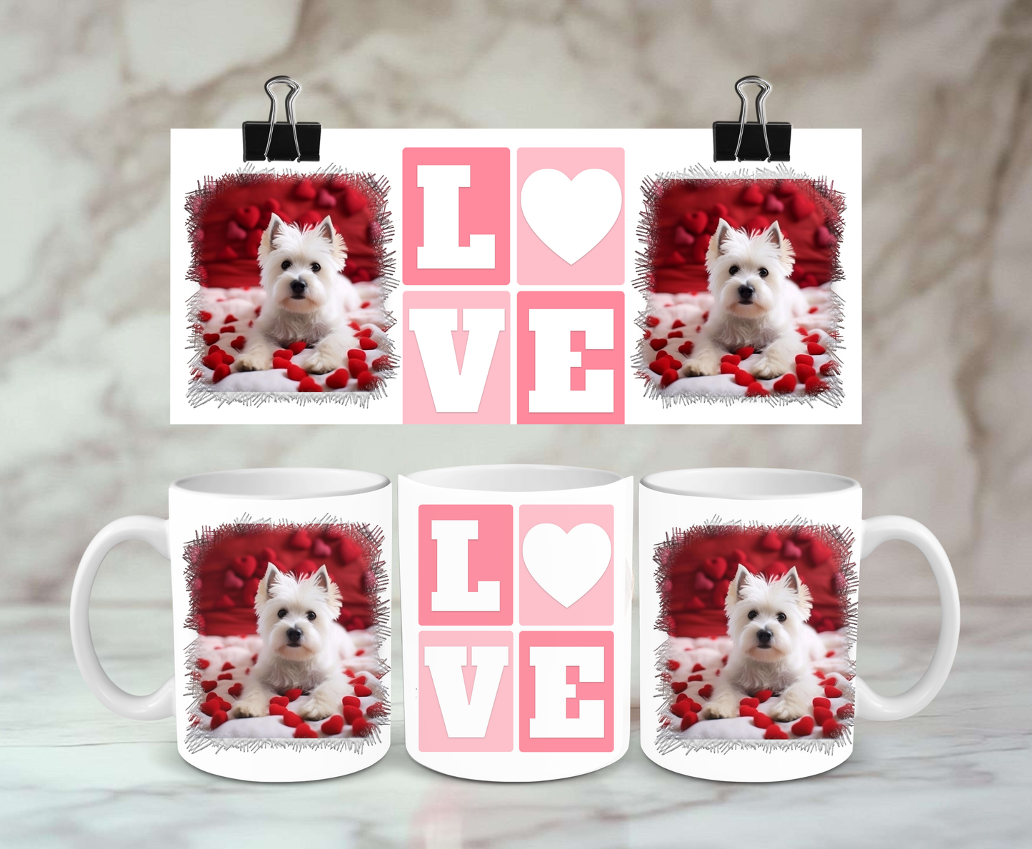 LOVE personalised mug with your photos