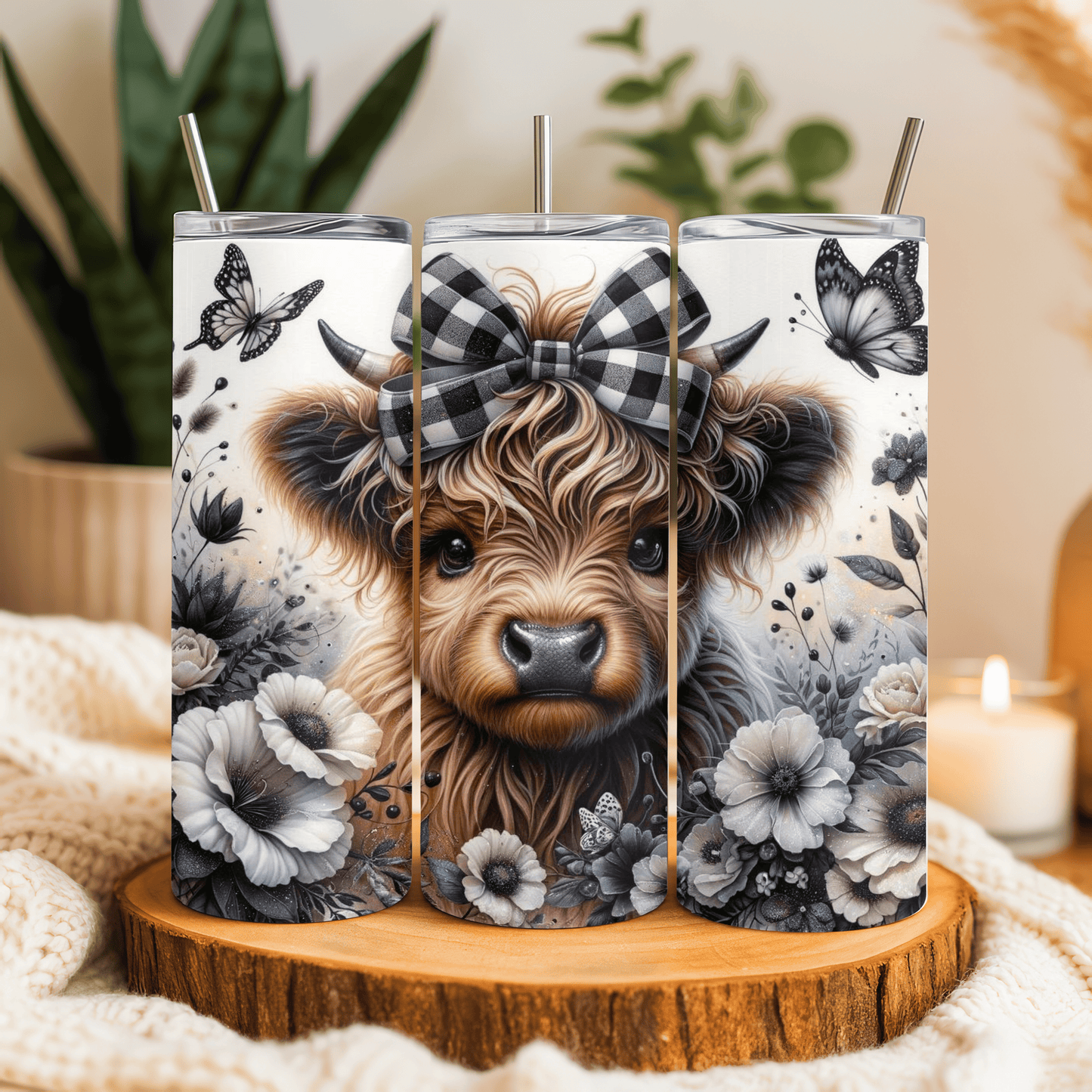 Highland Cow 20oz Tumblers
