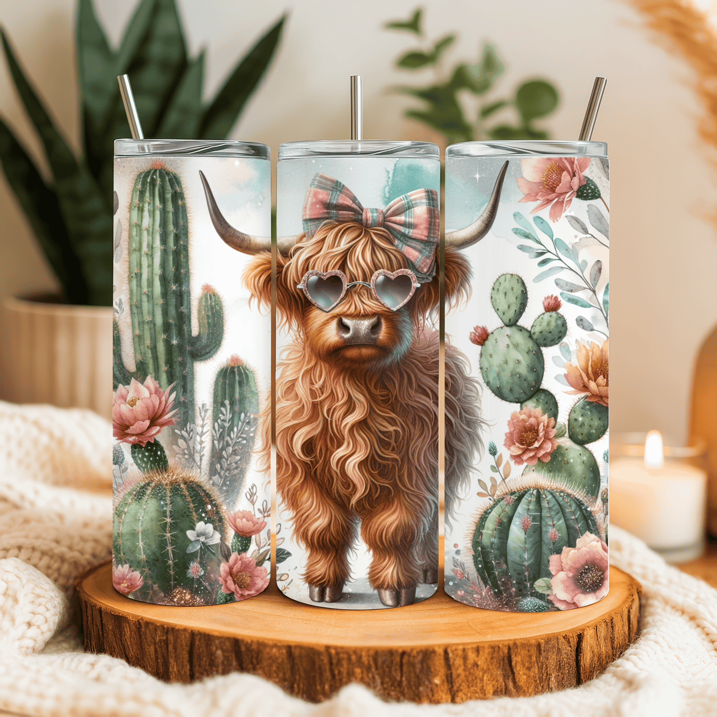 Highland Cow 20oz Tumblers