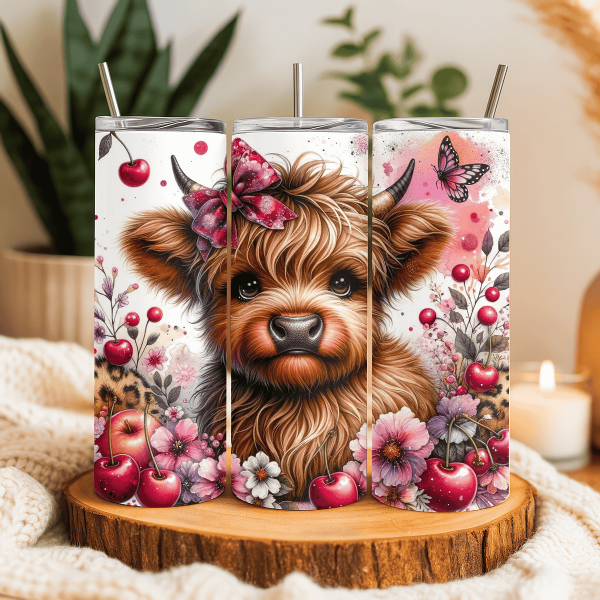 Highland Cow 20oz Tumblers