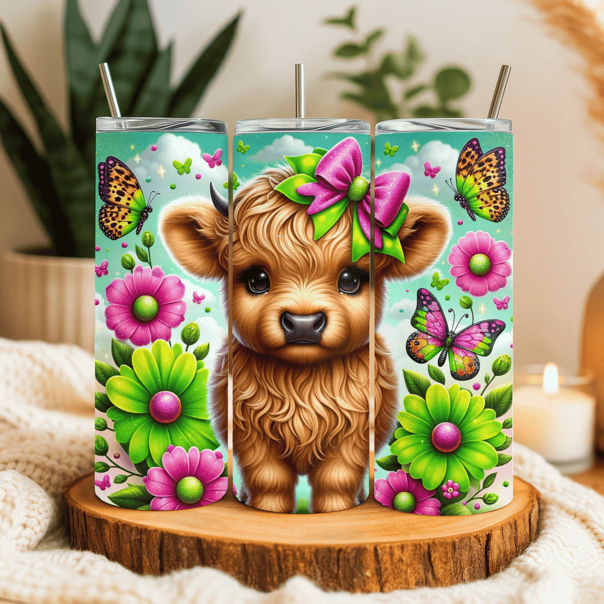 Highland Cow 20oz Tumblers