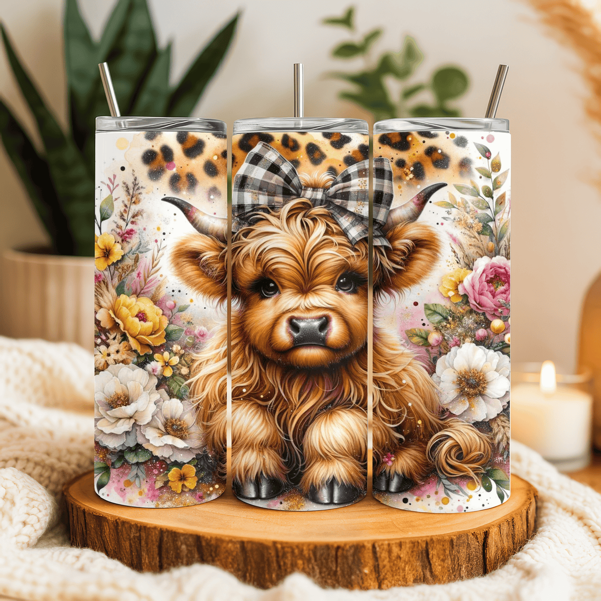 Highland Cow 20oz Tumblers