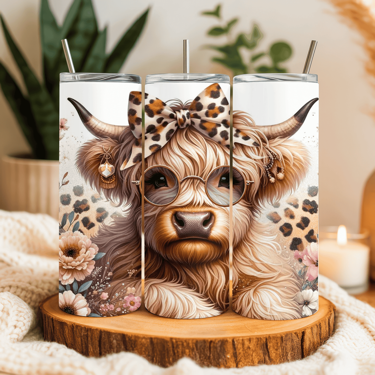 Highland Cow 20oz Tumbler – Tester