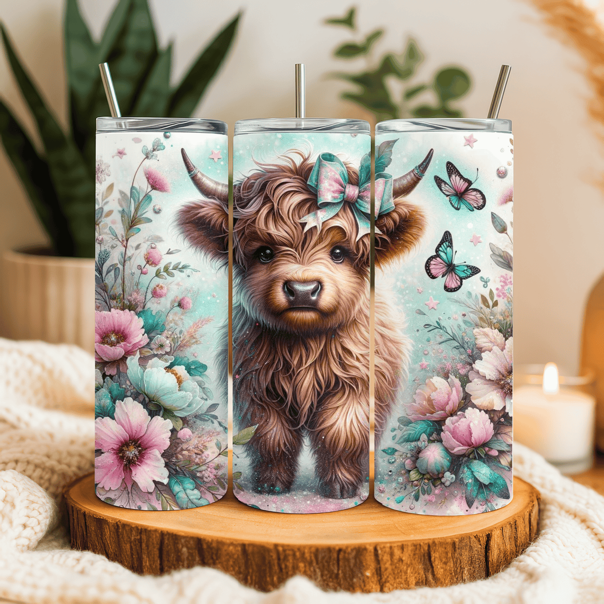 Highland Cow 20oz Tumbler – Tester