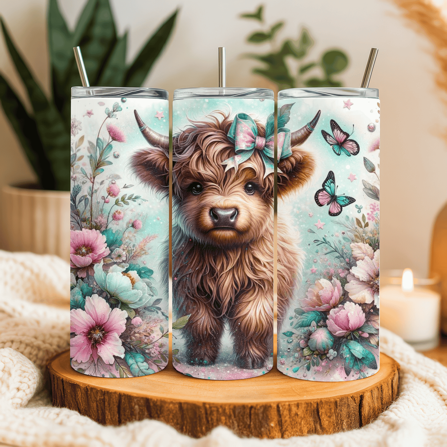 Highland Cow 20oz Tumblers
