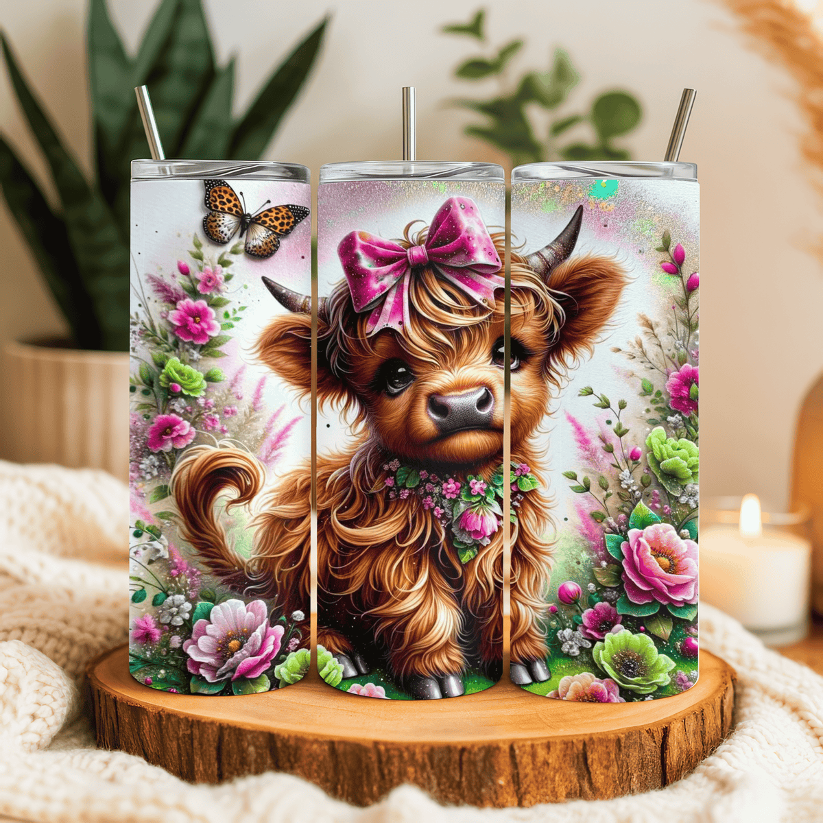 Highland Cow 20oz Tumblers