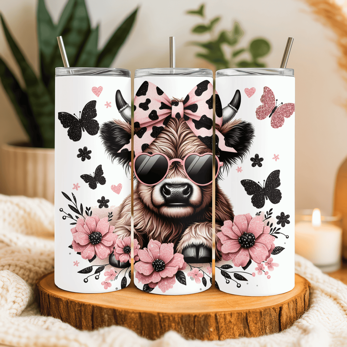 Highland Cow 20oz Tumbler – Tester