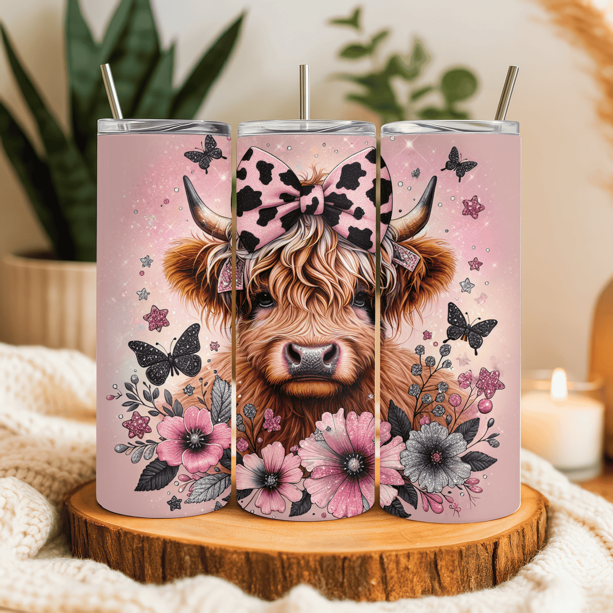 Highland Cow 20oz Tumbler – Tester