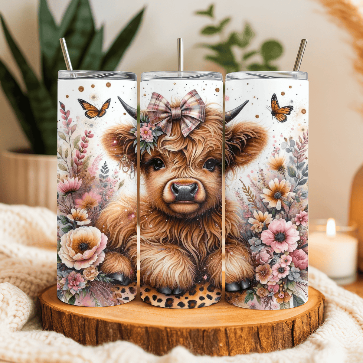 Highland Cow 20oz Tumblers