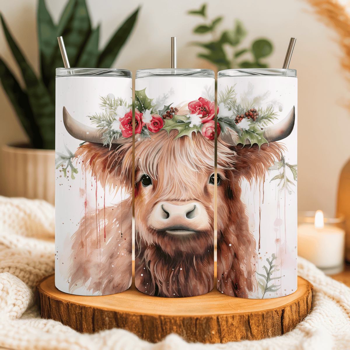 Highland Cow 20oz Tumbler – Tester