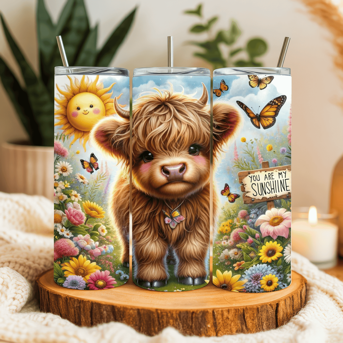 Highland Cow 20oz Tumbler – Tester