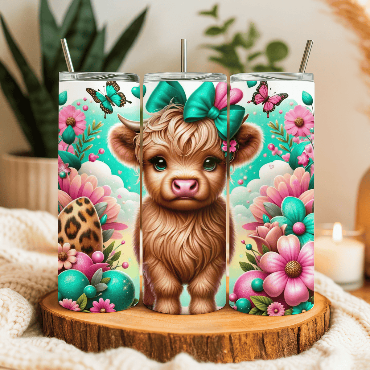Highland Cow 20oz Tumbler – Tester